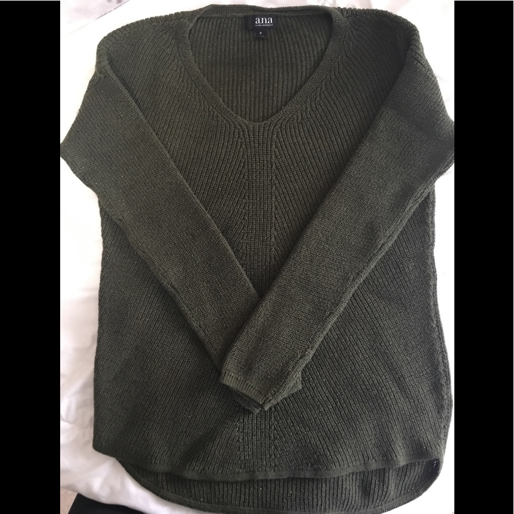 V-Neck, Long Sweater